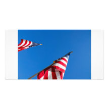 Flying Flags photo card