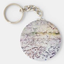Flying Flock of Flamingos Keychains