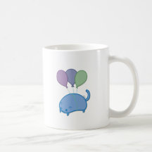 Flying kitten coffee mug