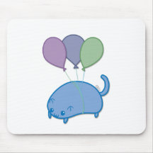 Flying kitten mouse pad