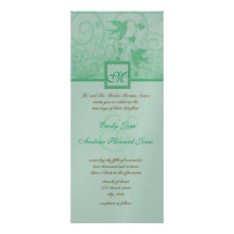 Flying Love Birds Wedding Invitation