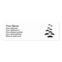 Flying Mustaches Business Card
