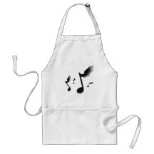 Flying Notes Aprons