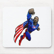 Flying Obama mousepads