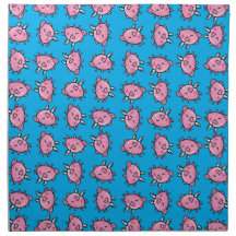Flying Pig Patterned Napkin