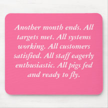 Flying Pigs mousemat