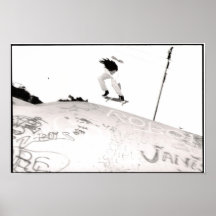 Flying Skater Boy Print