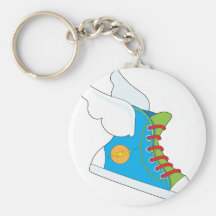 Flying Sneaker Key Chain