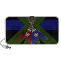 Flying V Guitar Shredder Portable Speaker
