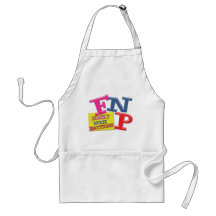 FNP WHIMSICAL ACRONYM FAMILY NURSE PRACTITIONER APRON