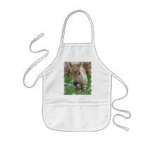 Foal Smelling Daisies Children's Smock Aprons
