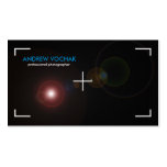 "focus" Photography Business Cards