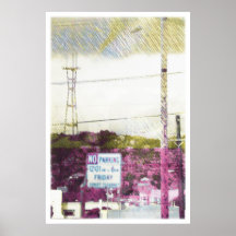 Fog Crazy in Twin Peaks - San Francisco Poster