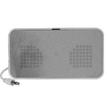 Foggy Lake Shoreline View BW Travelling Speakers