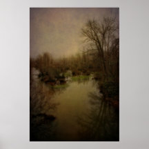 Foggy Swamp Print