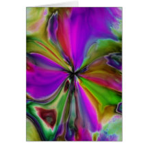 Fold map `` PUR-polarize Flower´´ Karte