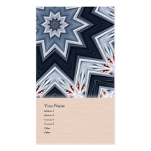 Folded Angles Mandala Business Card