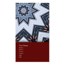 Folded Angles Mandala Business Card