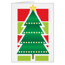 Folded Christmas Tree Card
