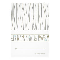 Folded Table Place Card invitations