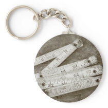 Folding ruler keychains