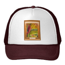 Folds of silk trucker hats