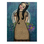 FOLK ART Faith BY LORI EVERETT postcard