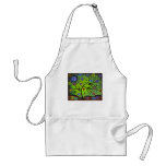 Folk Art Hanging Out By Lori Everett Apron