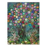 FOLK ART My Favourite Tree BY LORI EVERETT postcar