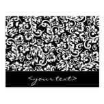 folk pattern post card