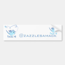 Follow Me Bumper Stickers
