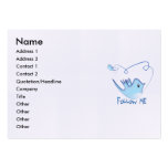 Follow Me Business Card Template