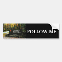 Follow Me - Great Smoky Mountains Bumper Sticker