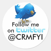 Follow me sticker