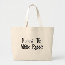 Follow The White Rabbit Bag