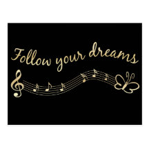 Follow Your Dreams Post Card