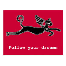 Follow your dreams post cards