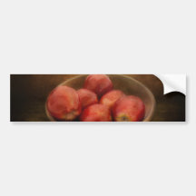 Food - Apples - A bowl of apples Bumper Stickers