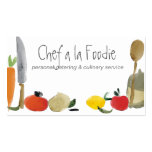 food cooking utensils chef catering business cards business cards