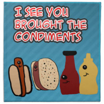 Food Humour American MoJo Napkins
