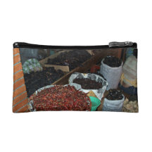 Food ingredients in a grocery makeup bag