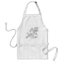 Food Map of Europe Aprons