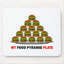 food pyramid mouse mat