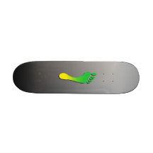 foot grey skateboard