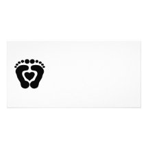 Foot Love Personalized Photo Card