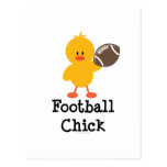 Football Chick Postcard