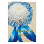 Football Chrysanthemum Homecoming Party Cards