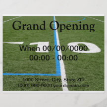 Football Field Ten Flyers