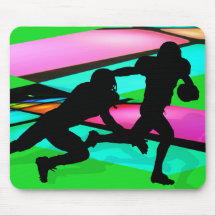 Football Gridiron Lights Mouse Pad