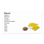 Football Letterman Jacket Business Cards